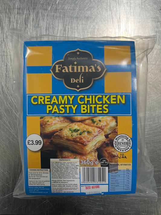 Fatimas Creamy Chicken Pasty Bites