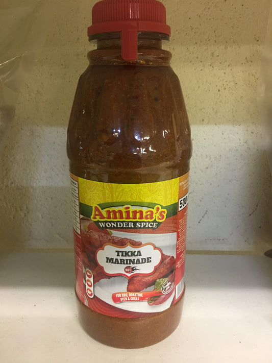 Aminas Tikka Hot Pour on Marinade 500 ml