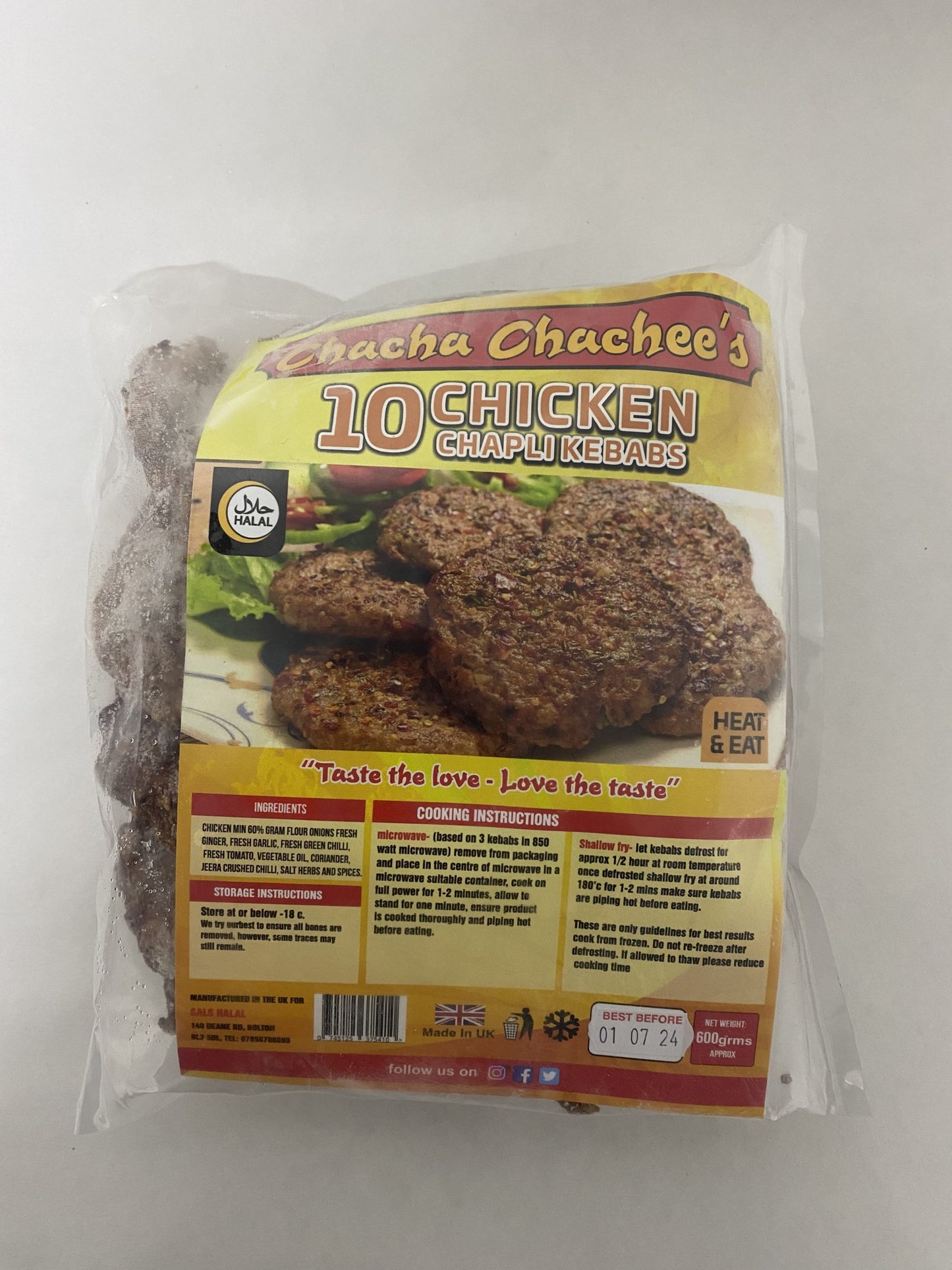 Cha cha Chachees Chicken Chapli Kebabs 10