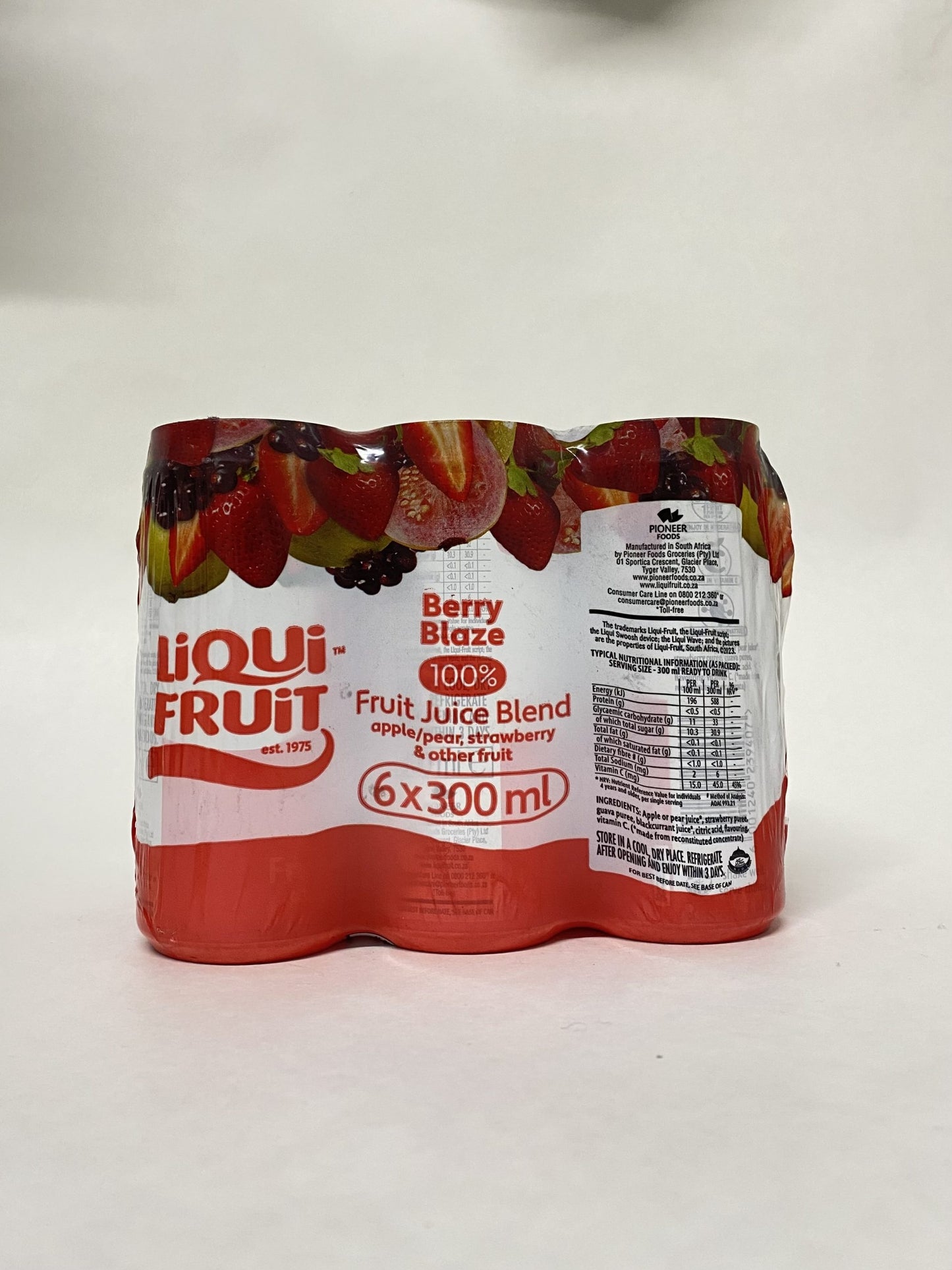 Liqui Fruit Berry Blaze Case 6 x 300ml