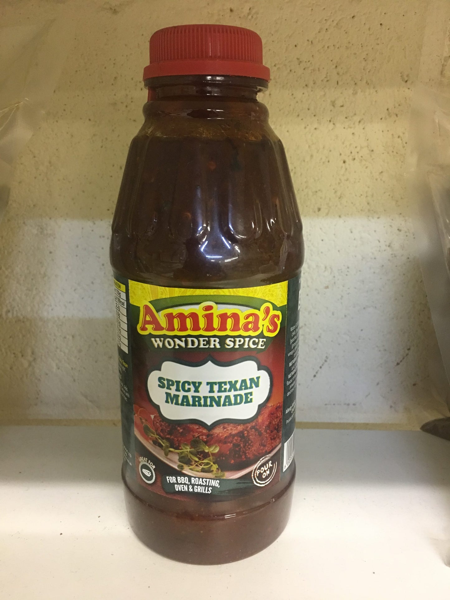 Aminas Spicy Texan Pour On Marinade 500 ml