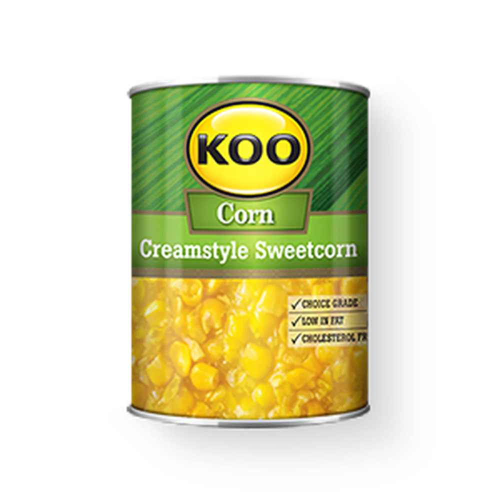 Koo cream style sweetcorn