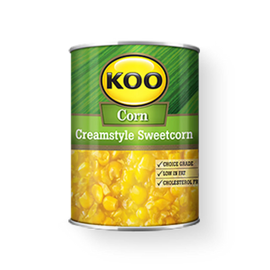 Koo cream style sweetcorn