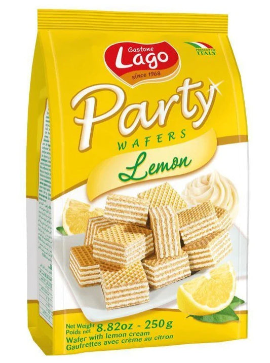 Lago Party Wafers Lemon