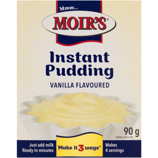 Moir's Instant Pudding Vanilla Flavoured 90g