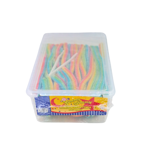 Yummy Gummy rainbow sour pencil 1.2 kg