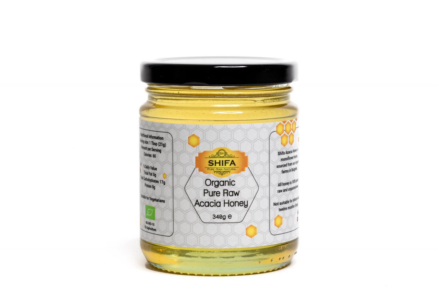 Pure Raw Acacia Honey 340g