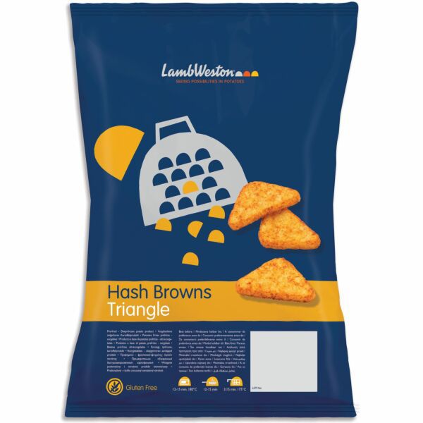 LambWeston Hash Browns Triangle 1kg