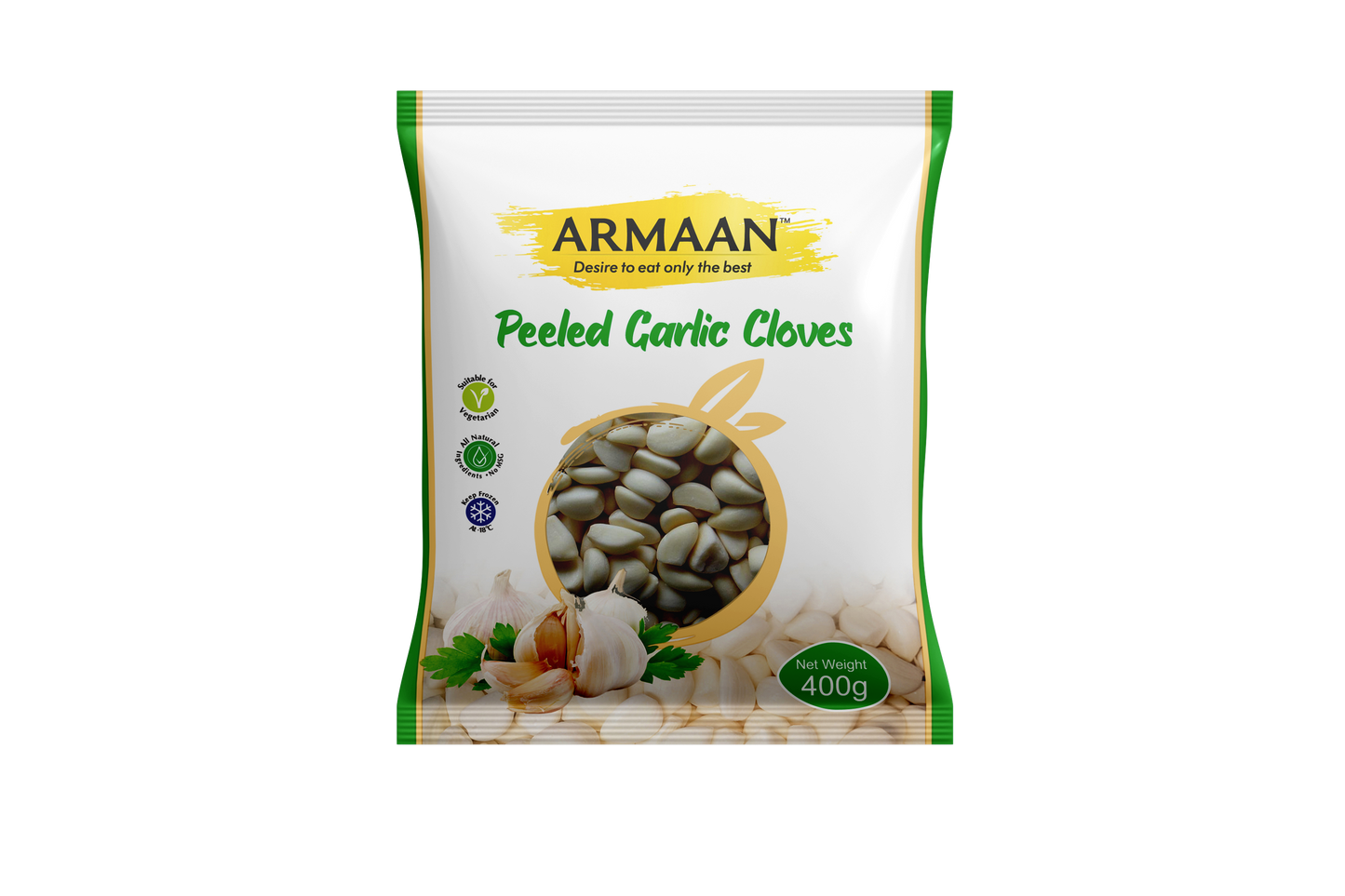 Armaan Peeled Garlic Cloves 400g