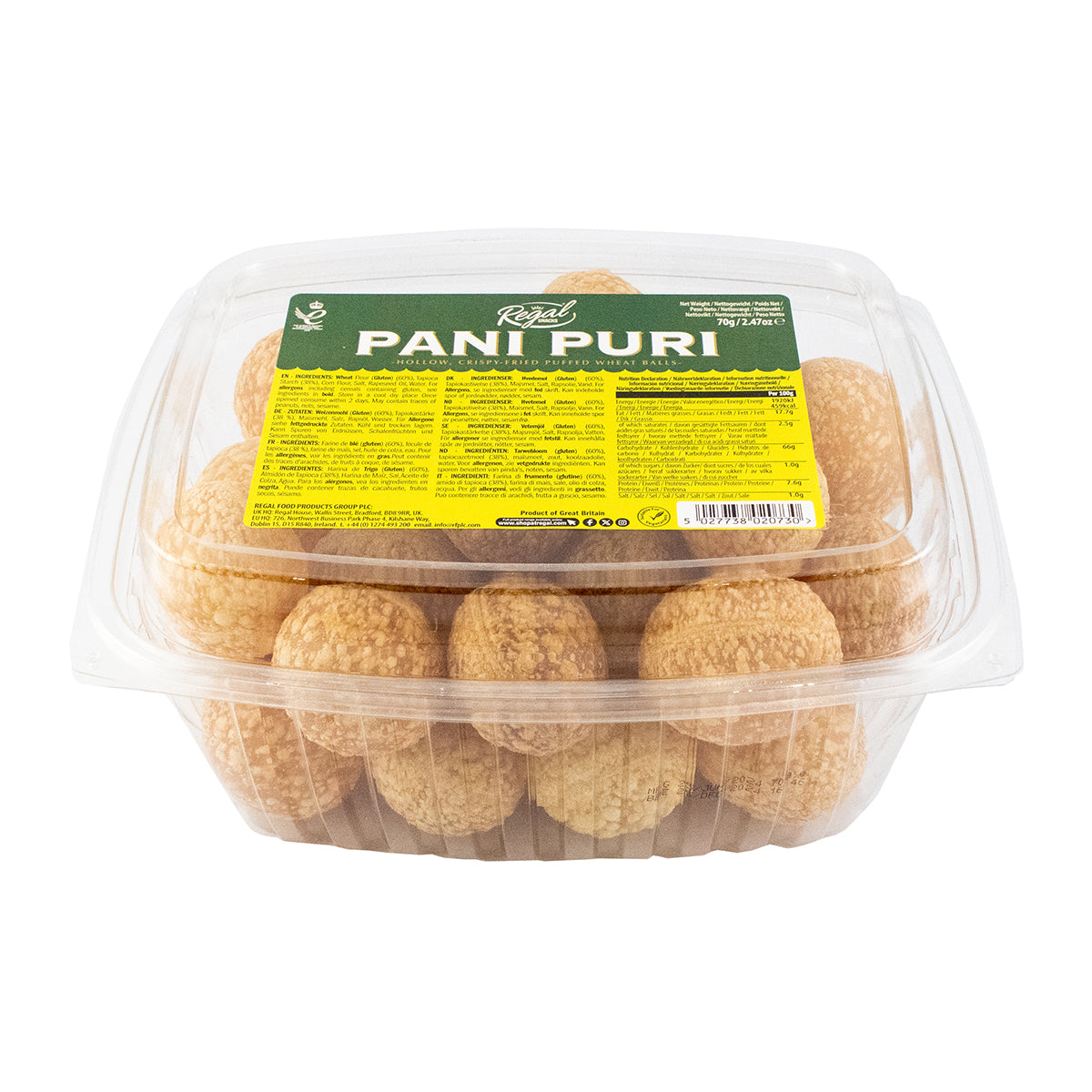 Regal Pani Puri *BUY ONE GET ONE FREE*