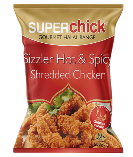 Superchick Shredded Chicken (salt and Chilli & Hot and Spicy) 2 for £6