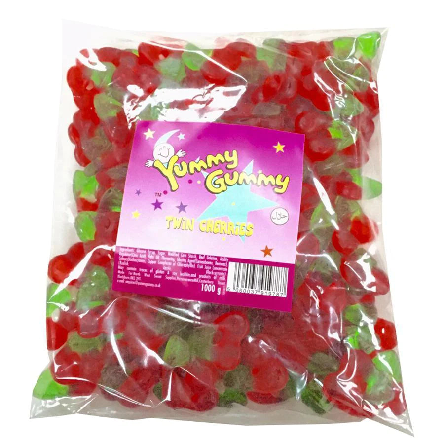 yummy gummy twin cherry 1000g