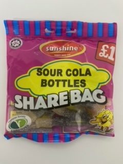 Sunshine Sour Cola Bottles