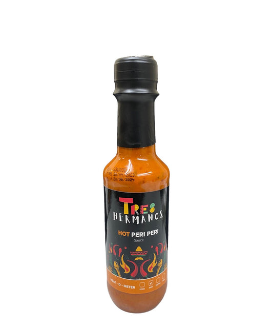 Tres Hermanos Hot Peri Peri Sauce- 250ML