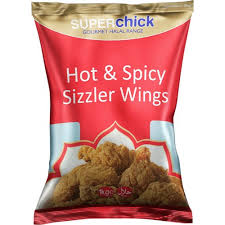 Superchick Hot & Spicy Chicken Wings 1kg