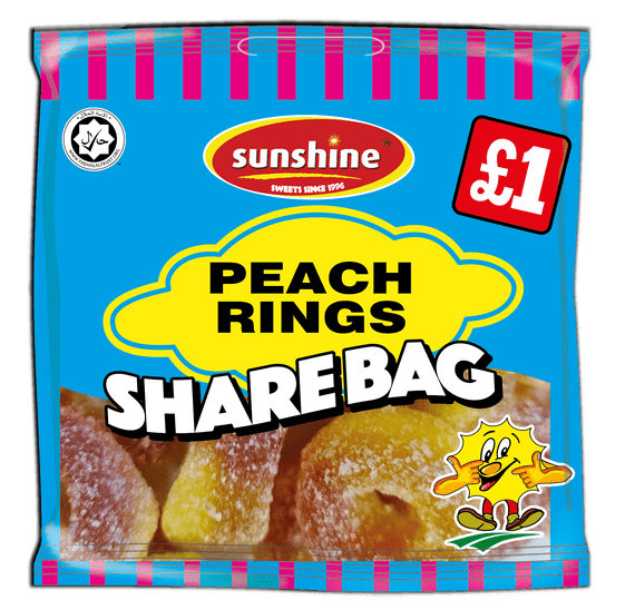 Sunshine Fizzy Peach Rings – Freeze N Spice