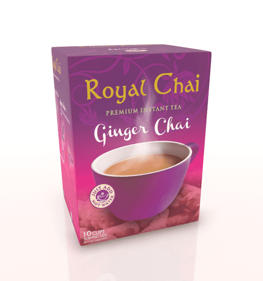 Royal chai- ginger chai sweetened