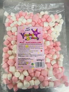 yummy gummy mini marshmallows 400g