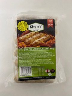 Khans KQF Piri Piri Lamb Sausages