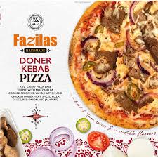 Fazila’s Donner Pizzas 2 for £7.50