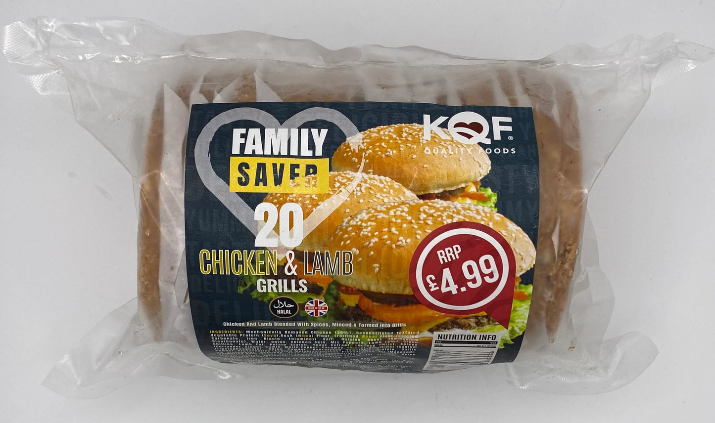 KQF Family Saver 20 Chicken & Lamb Grill