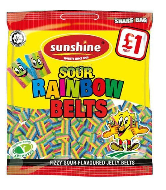 Sunshine Sour Rainbow Belts