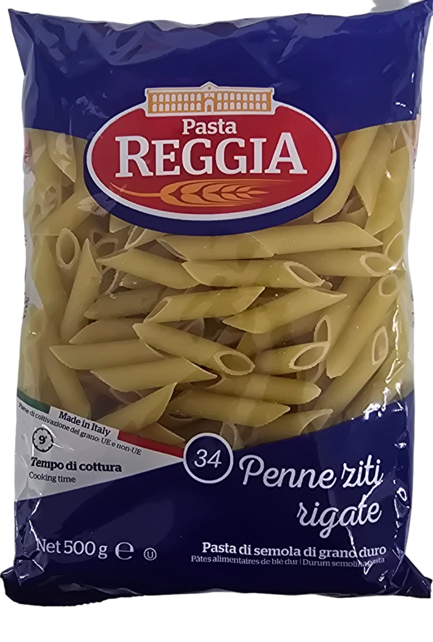 Pasta Reggia de Penne Ziti Rigate