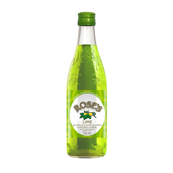 Rose's Lime Flavoured Cordial, 750ML.