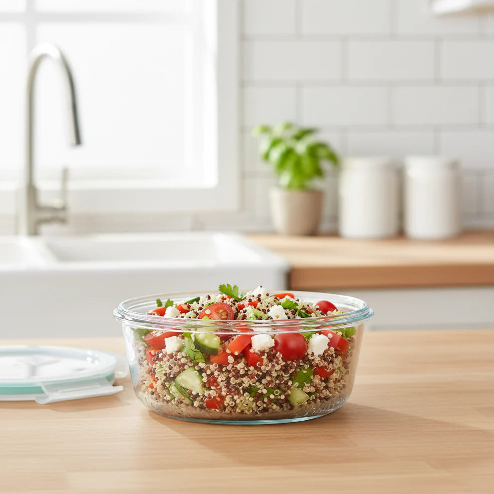 Round Glass Container - 1300ml