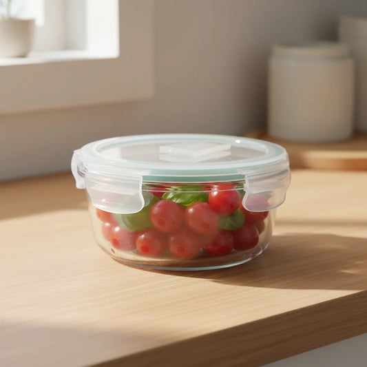 Round Glass Container - 370ml