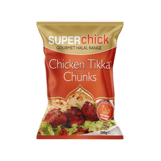 SuperChick Chicken Tikka Chunks 500g