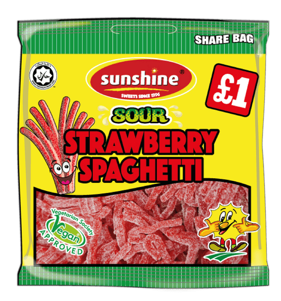 Sunshine Sour Strawberry Spaghetti