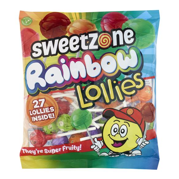sweet zone rainbow lollies