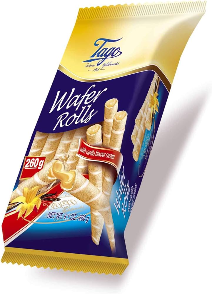 Tago Vanilla Wafer Rolls