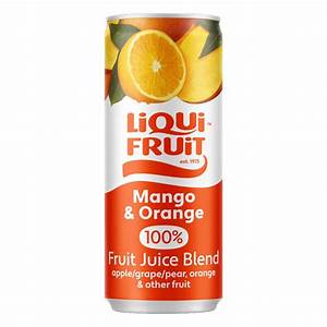 Liqui Fruit Mango & Orange Can 300ml