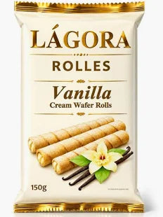 LAGORA - Vanilla Cream wafer rolls
